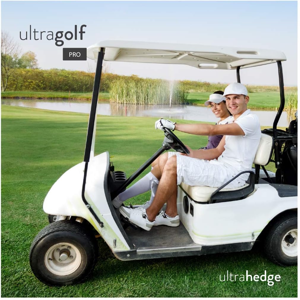UltraHedge UltraGolf Pro 4 x 6 Ft Artificial Grass for Golf Putts Sports Outdoor Indoor Green Faux Synthetic Fake Grass Decor Mat Rug Carpet Turf 24 SqFt 0.63" Tall Blades 44 oz Face Weight