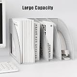KXF Arched Desk Organizer 4 Compartments ABS Plastic File Magazine Rack view 4