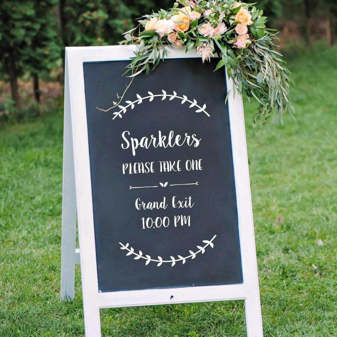 Amazon Com Wedding Sparkler Send Off Decal Wedding Exit Ideas Wedding Sparkler Sticker For Sign Decal Only Handmade
