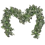 Dolicer 2 Packs 6FT Artificial Eucalyptus Garland