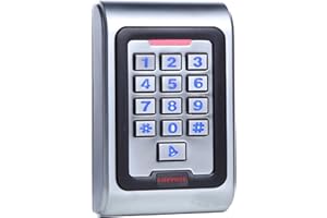 UHPPOTE Metal Zinc Alloy Case Access Control Keypad IP68 Waterproof Standalone with Backlight