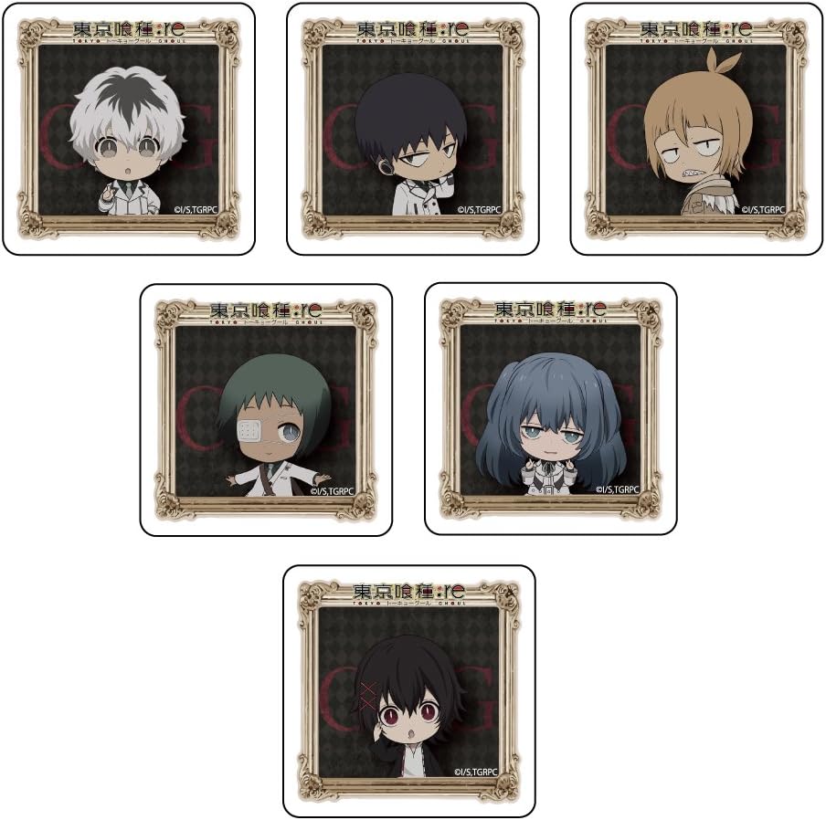 Amazon 東京喰種トーキョーグール Re 01 キャラアクリルバッジ 四角形 Box アニメ 萌えグッズ 通販
