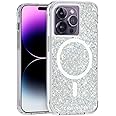 Case-Mate iPhone 14 Pro Case - Twinkle Stardust [10ft Drop Protection] [Compatible with MagSafe] Magnetic Cover with Cute Bling Sparkle for iPhone 14 Pro 6.1", Anti-Scratch, Shock Absorbent, Slim Fit