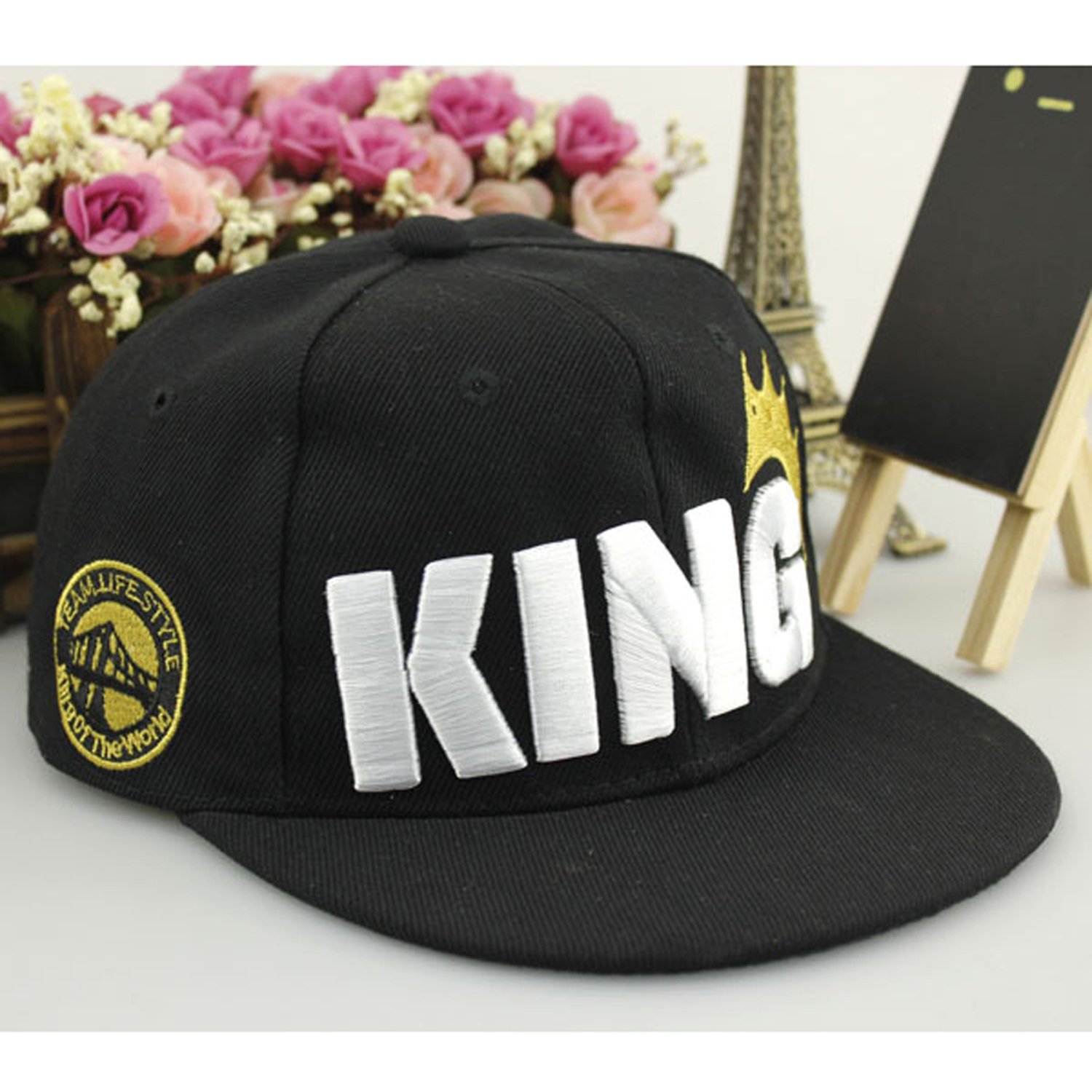 infant flat brim hat