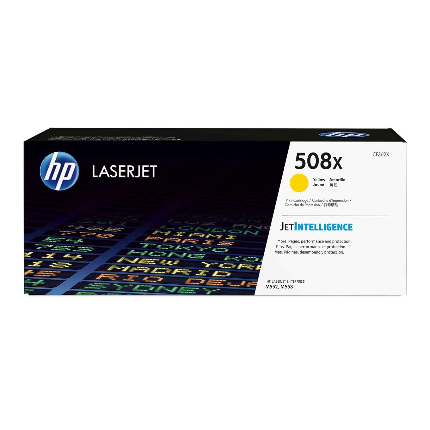 HP 508X (CF362X) Yellow High Yield Original Laserjet Toner Cartridge