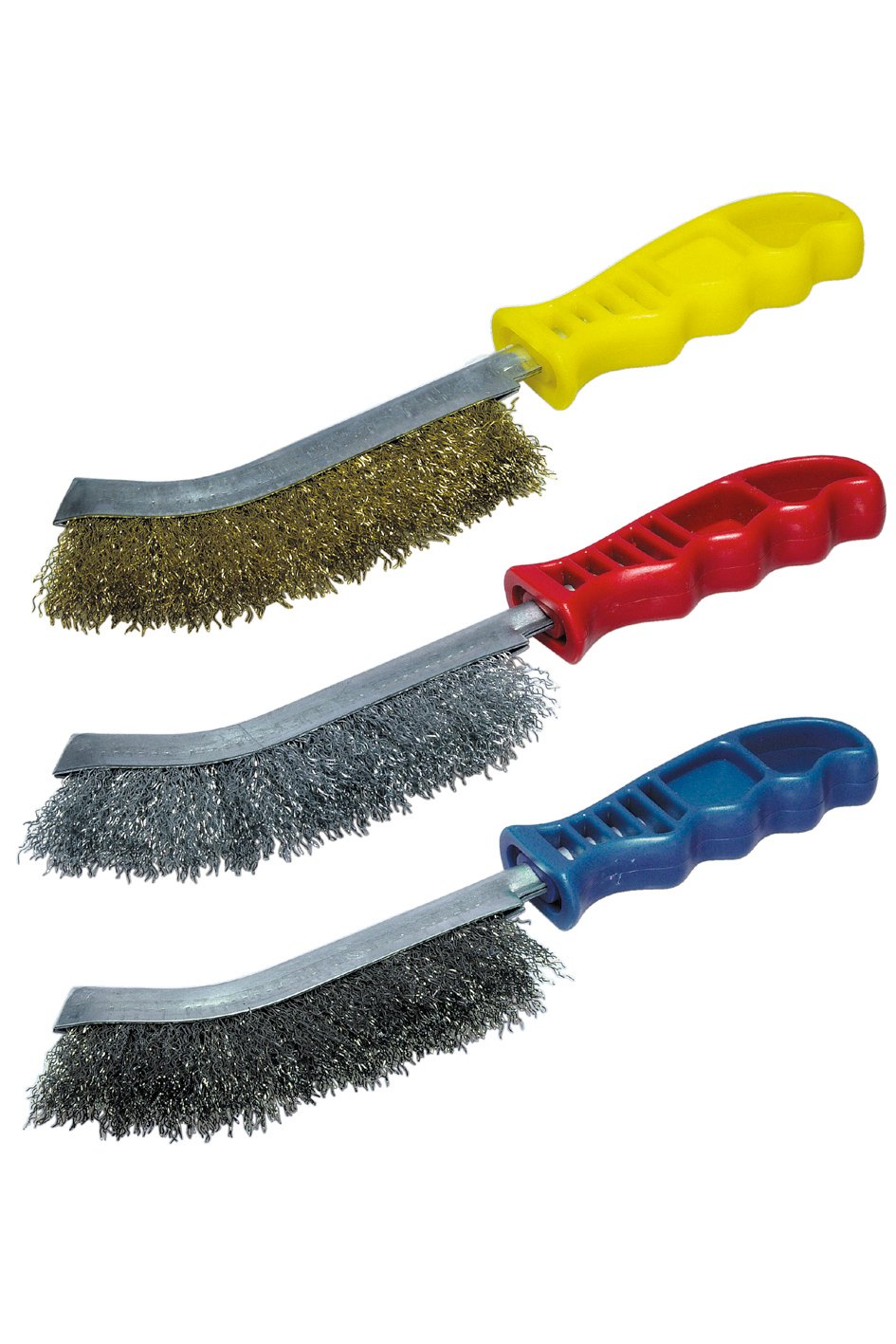 wolfcraft Hand Wire Brush Set, 3 pcs. I 2138000