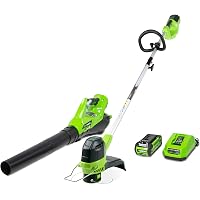 Greenworks G-MAX 40V Cordless String Trimmer & Blower Combo Pack Deals