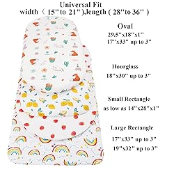 Bassinet Sheets (33" x 19") Compatible with Mika