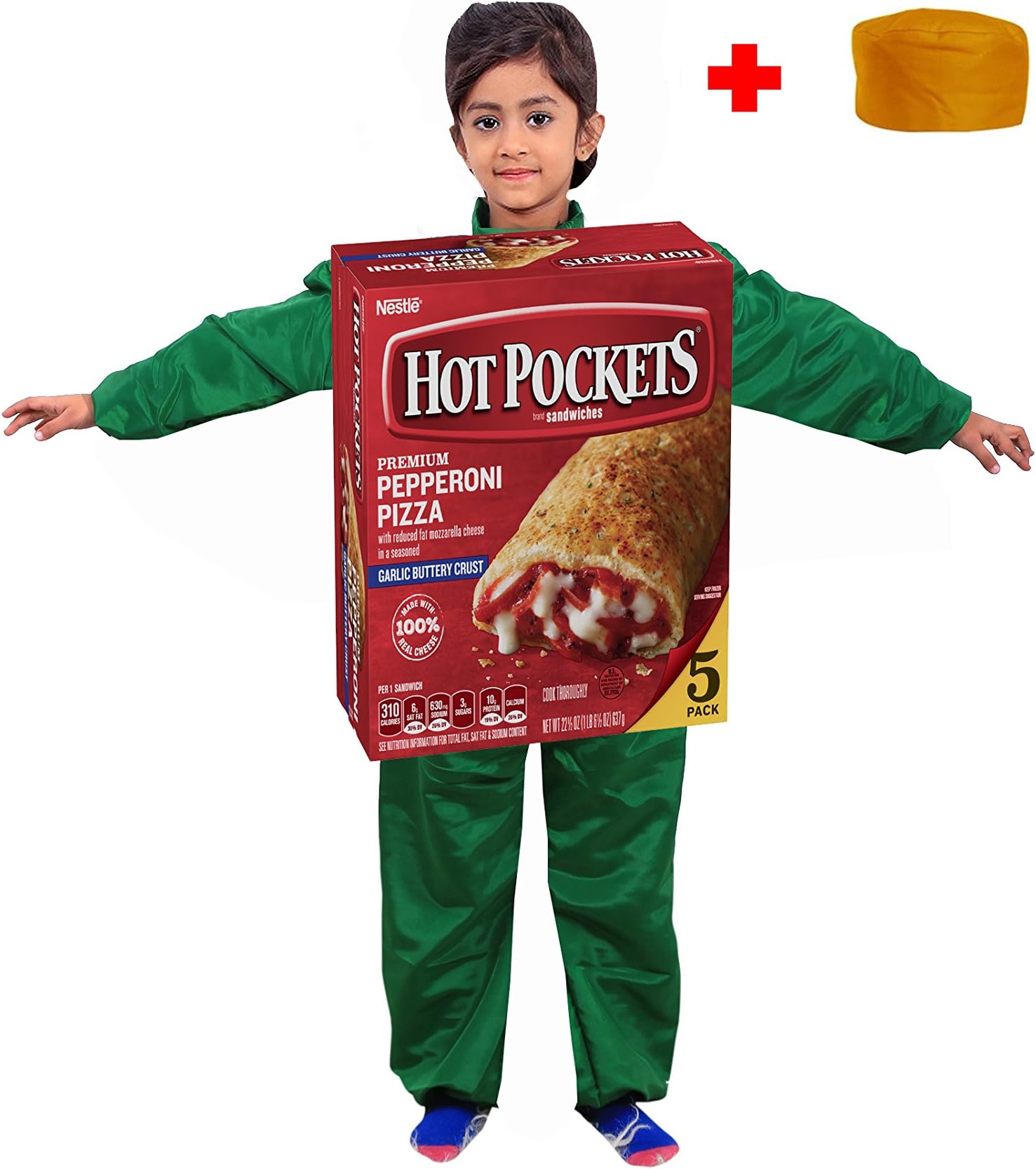 Junk food theme (cut out and cap only) fancy dress costume costume | Cosplay Carnival costumes for children | Fancy Dress Competition | B'day Party | Birthday Gift | B'day gift | baby show | halloween costume | kindergarden | fancy dress shop | baby show event | Christmas Masquerade Birthday Festival (hot pockets)