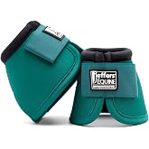 Jeffers Expression Ballistic Bell Boots | Nylon Bell Boots with Double Velcro Closure &amp; | Protect Hooves, Heels &amp; Coronary Band | Ideal for Travel, Turnout or Riding