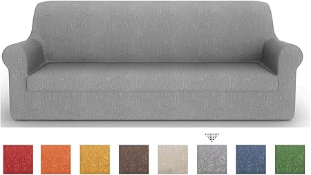 Petti Artigiani Italiani Housse Canapé Housse De Canapé Housse De Clic Clac Housse De Canapé 2 Places Gris Tissu Jacquard 100 Made In Italy