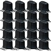 CAIHONG 100 Pack Drawstring Backpack Bulk Drawstring Bags Cinch Sack for Gym, Yoga, Shopping, Sports, Hiking or Gifts for Women and Men, Black-100pcs
