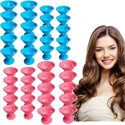 Hair Rollers Set Zuzer 40pcs Soft Hair Curlers No Heat Curlers