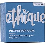 Ethique Curl Defining Solid Sulfate Free Shampoo Bar for Curly Hair - Professor Curl - Vegan, Eco-Friendly, Plastic-Free, Cru
