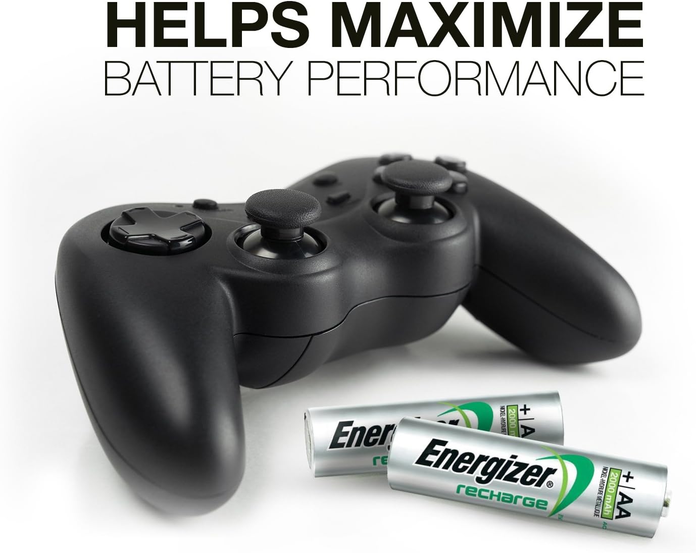 Energizer Rechargeable AA and AAA Battery Charger (Recharge Pro) with 4 AA NiMH Rechargeable Batteries, Auto-Safety Feature, Over-charge Protection: Electronics