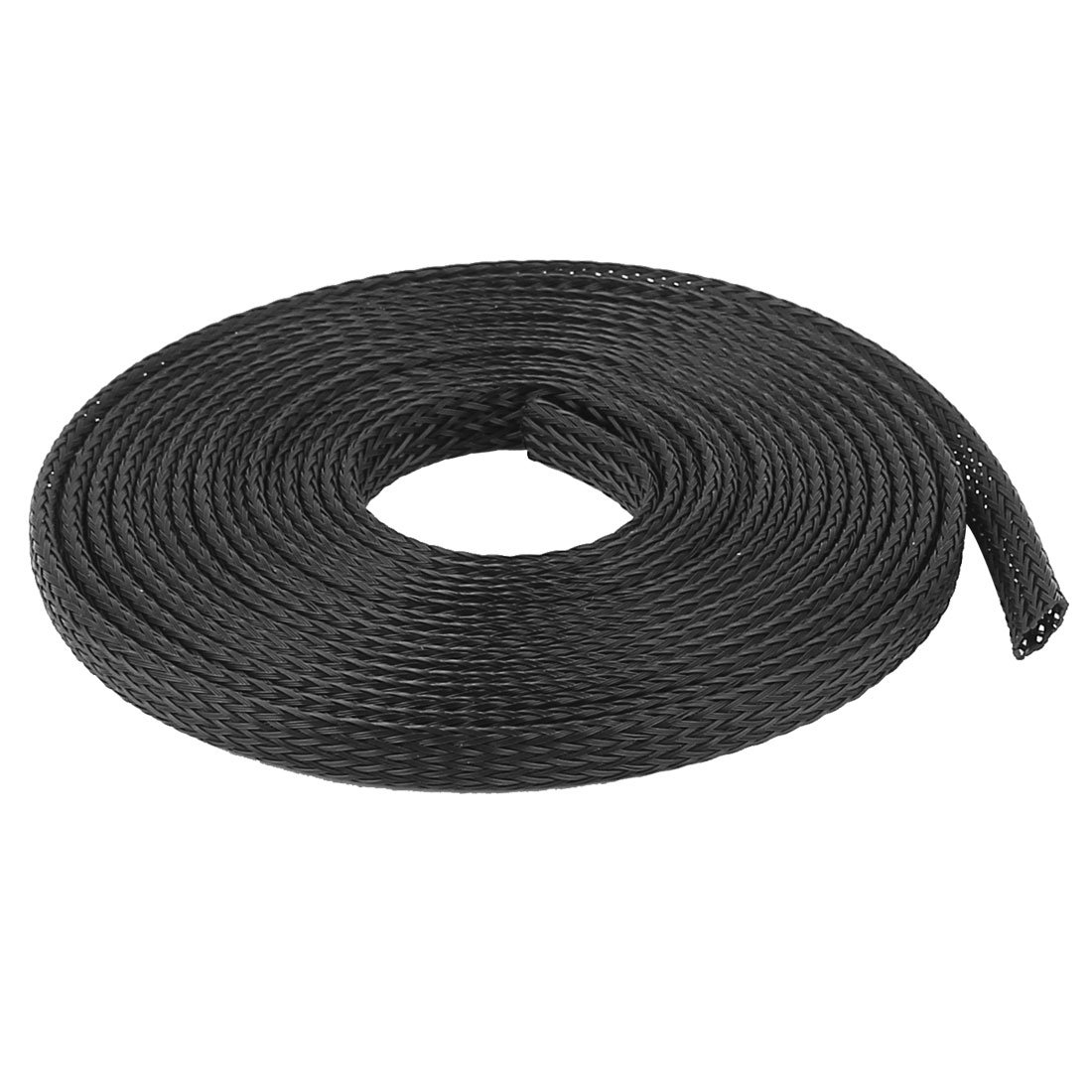sourcing map 6mm PET Cable Wire Wrap Expandable Sleeving 3 Meter
