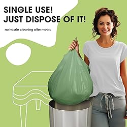 Pureegg Plastic Table Cloth Disposable 10 Pack, 54