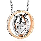 XIUDA Cremation Urn Necklace for Ashes Eternal Memory Carved Keepsake Stainless Steel Urn Jewelry Memorial Ash Holder