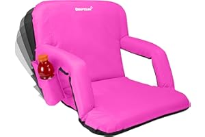 Driftsun Stadium Seats with Back Support, Deluxe Bleacher Chairs with Back Support and Cushion, Padded Stadium Seats, Waterproof Stadium Chair