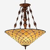 Capulina Large Size Tiffany Chandelier 5 Light 25