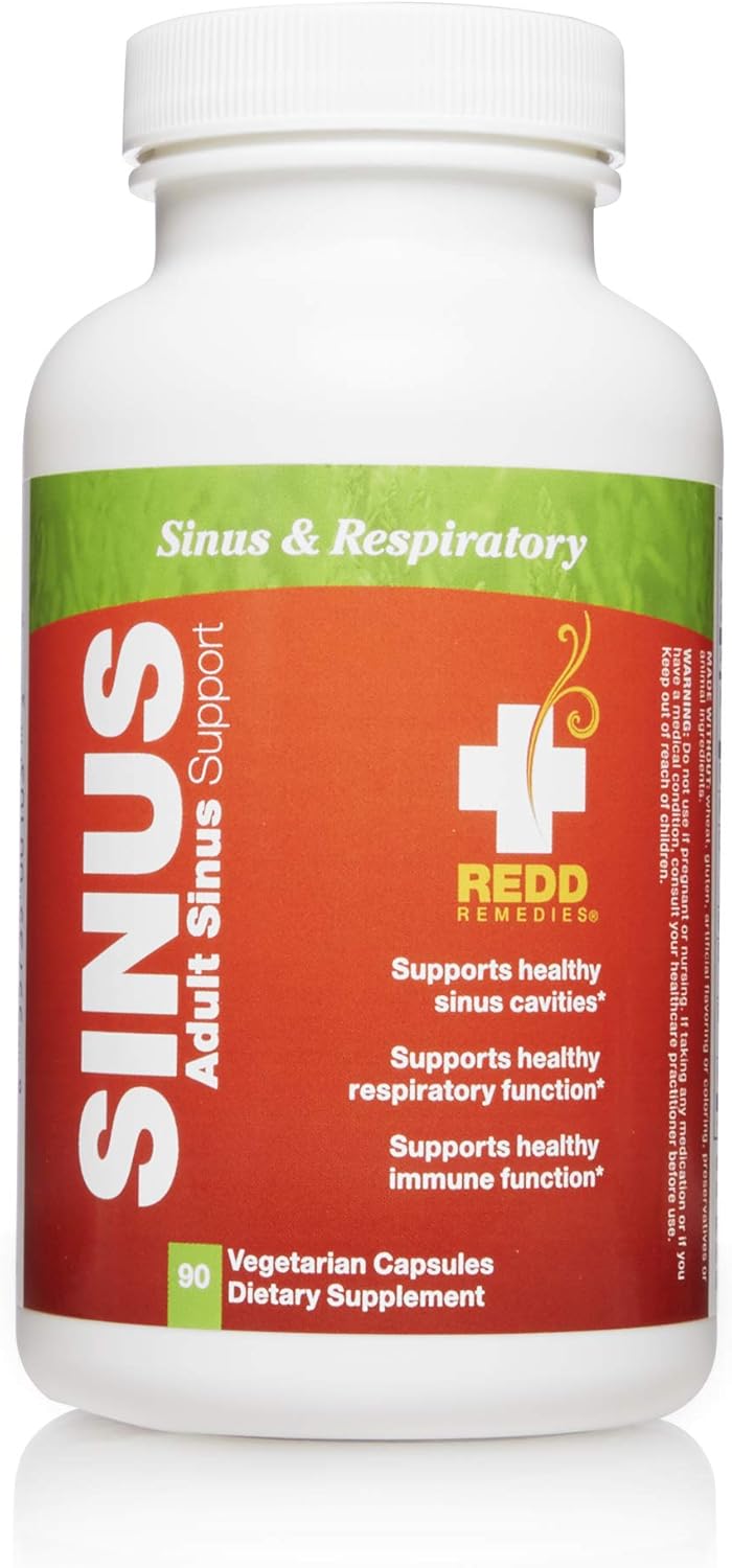 Redd Remedies, Adult Sinus Support, Respiratory and Immune Health Formula, 90 Tablets: Health & Personal Care