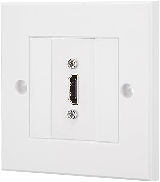 HDMI placa frontal Modular/enchufe de pared: Amazon.es: Electrónica