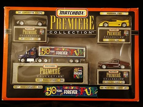 matchbox 40th anniversary corvette collector set