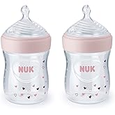 NUK Simply Natural Baby Bottle, 5 Oz, 2 Pack