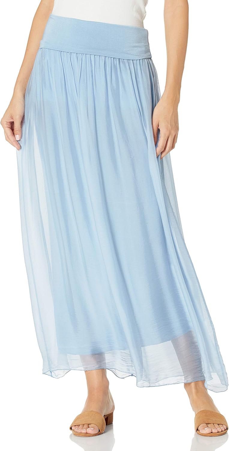 M Made in Italy Womens Woven Maxi Skirt Amazon.ca Clothing & Accessories