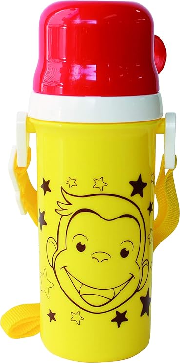 Amazon キュリアスジョージ おさるのジョージ 水筒 スマイル お弁当箱 入学 入園 準備 遠足 グッズ 子ども 日本製 おさるの ジョージ Curious George 水筒 マグボトル