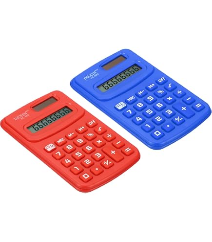 Calculatrice Portable Ultra Fine OFF SCH - Solaire Et Batterie, Affichage 10 Chiffres, Pour Bureau, école, Maison