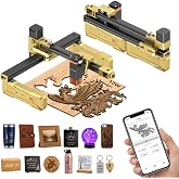 Artilume T1 Foldable Laser Engraver 12000mW Laser Engraving Machine | Portable Laser Cutter,APP Control,200x150mm Work Area,0.01mm Precision Laser Engraver Machine for Wood,Leather,Acrylic,Metal