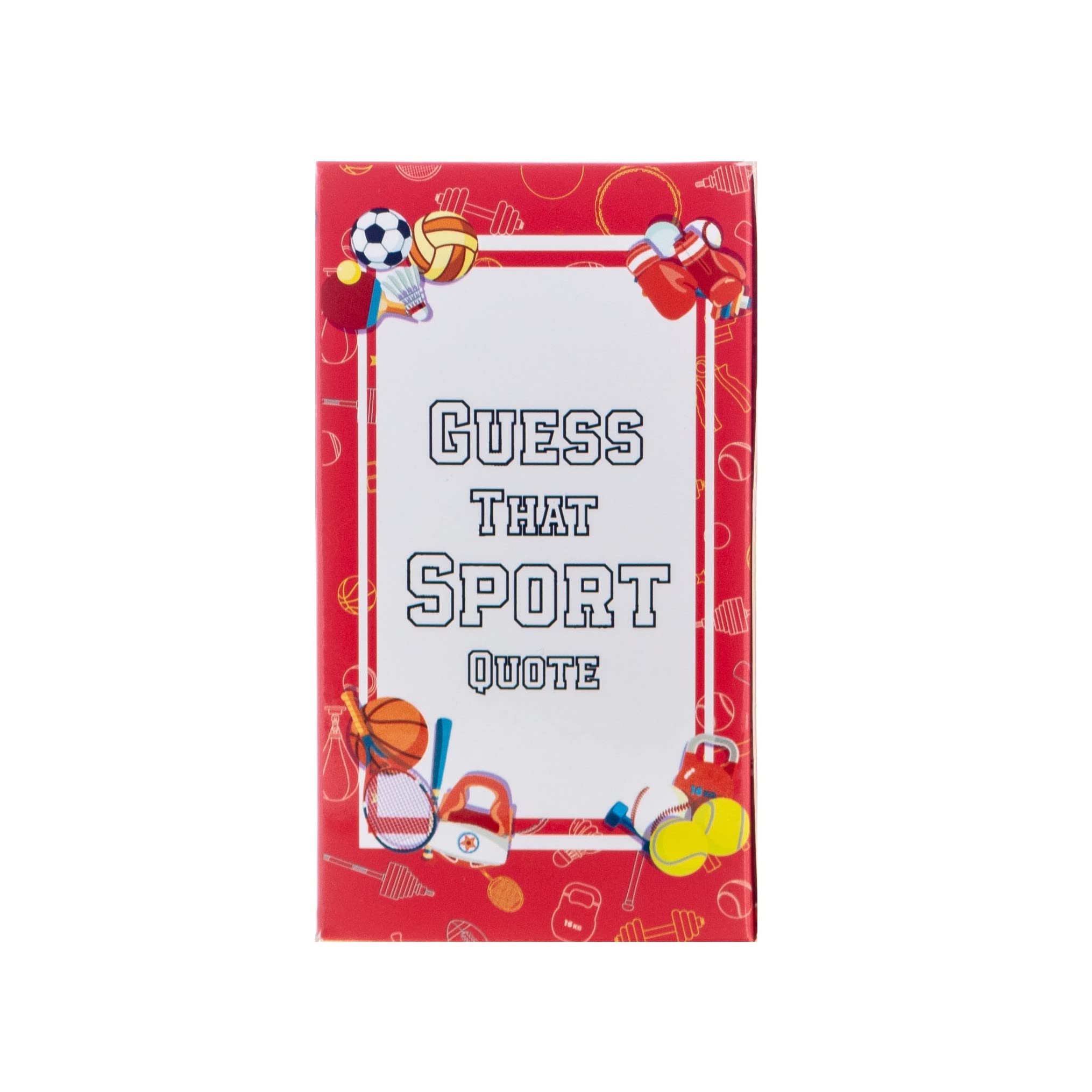Boxer Gifts Guess That Sport Quote Quiz | Fun Sports Themed Trivia Party/Family Game