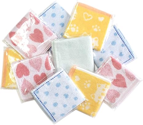 Amazon Co Jp ちょっとしたギフト用 レディース タオル ハンカチ 10枚組 ギフト ラッピング cm ホーム キッチン