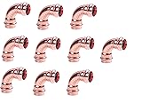 (10-pack) EZ-FLUID Plumbing Heavy Duty 1/2" Press x