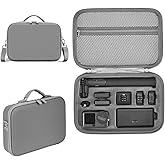Honlyn Hard Case for DJI Osmo Action 6,Portable Carrying Travel Bag for DJI Osmo Action 6 Accessories (Gray)