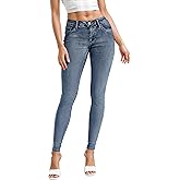 Hybrid & Company Women Ultimate Comfort Flattering Fit Stretch Skinny Jeans