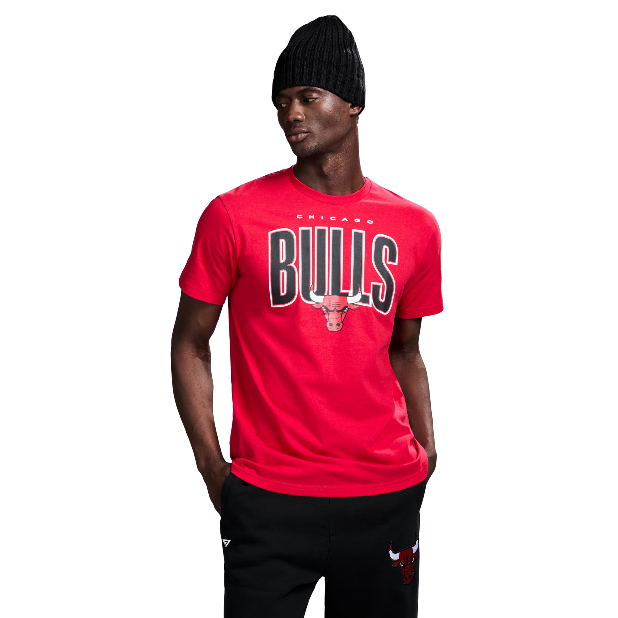 Photo 1 of Game 7 x NBA Officially Licensed Men's Graphic Short Sleeve Lightweight Crew Neck Cotton T-Shirt, Chicago Bulls, L, Red