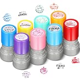 Chivertion 8 Pcs Spanish Teacher Stamps for Classroom Self Inking Grading | Back to School, Classroom Motivation Stamps, Signature Homework Reward Supplies for Educators, Spanish Phrases