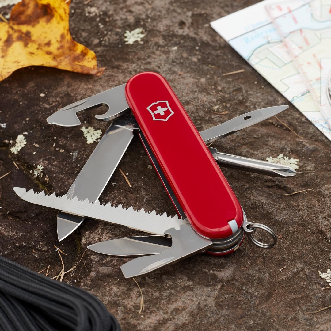 Victorinox Schweizer Taschenmesser Hiker, Swiss Army Knife, Multitool, 13 Funktionen, Klinge, Dosenöffner, Schraubendreher 2