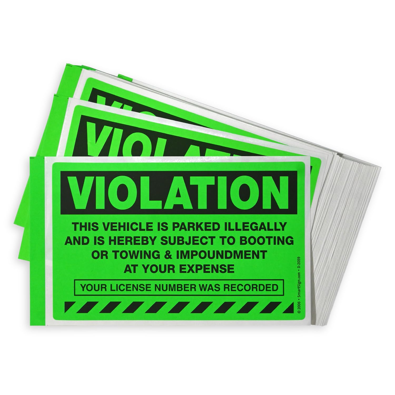 Mua SmartSign Parking Violation Stickers, Pack 50 Labels with Permanent ...