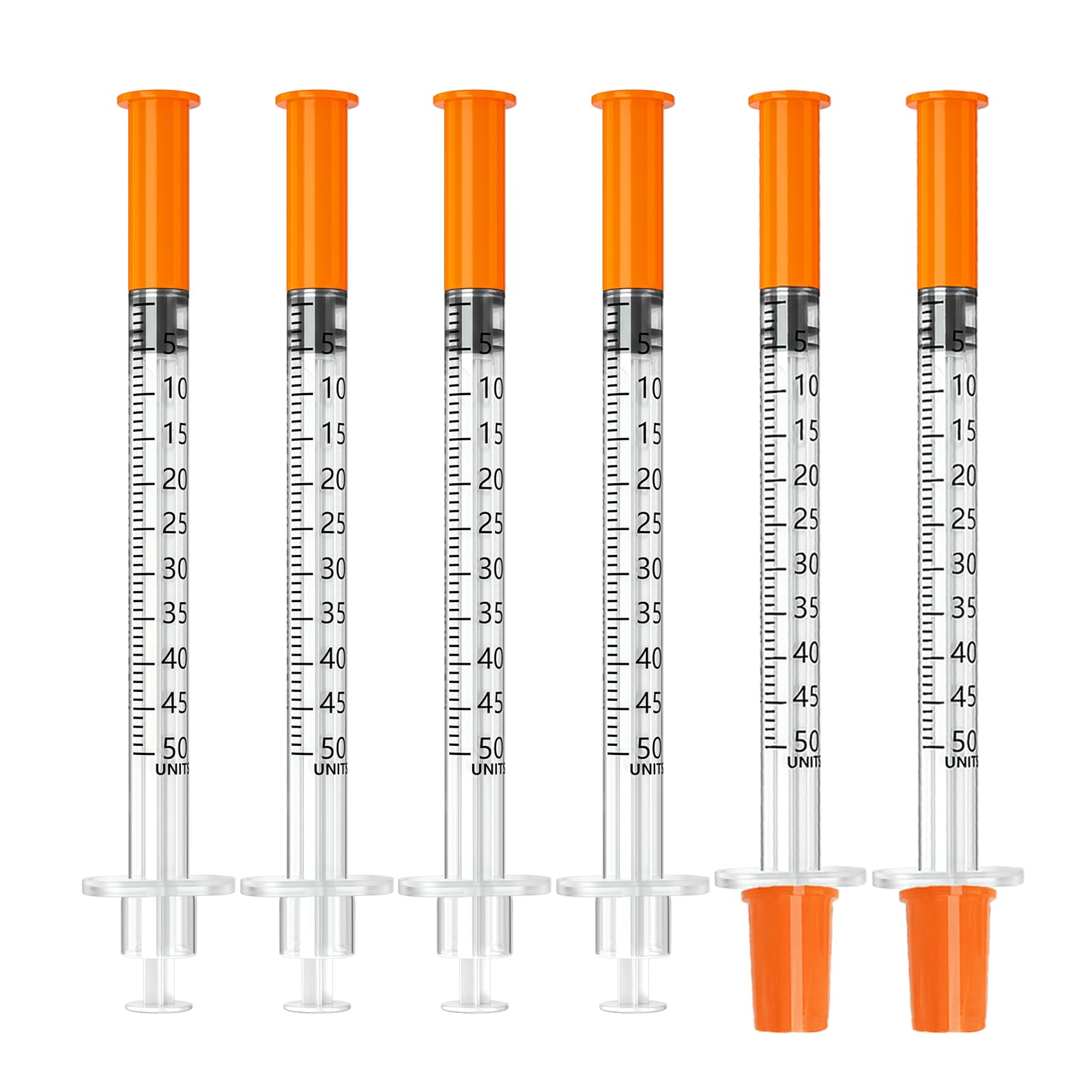 Photo 1 of 0.5ml 31G 5/16" (8mm) Syringes, Disposable Individual Package, Pack of 25