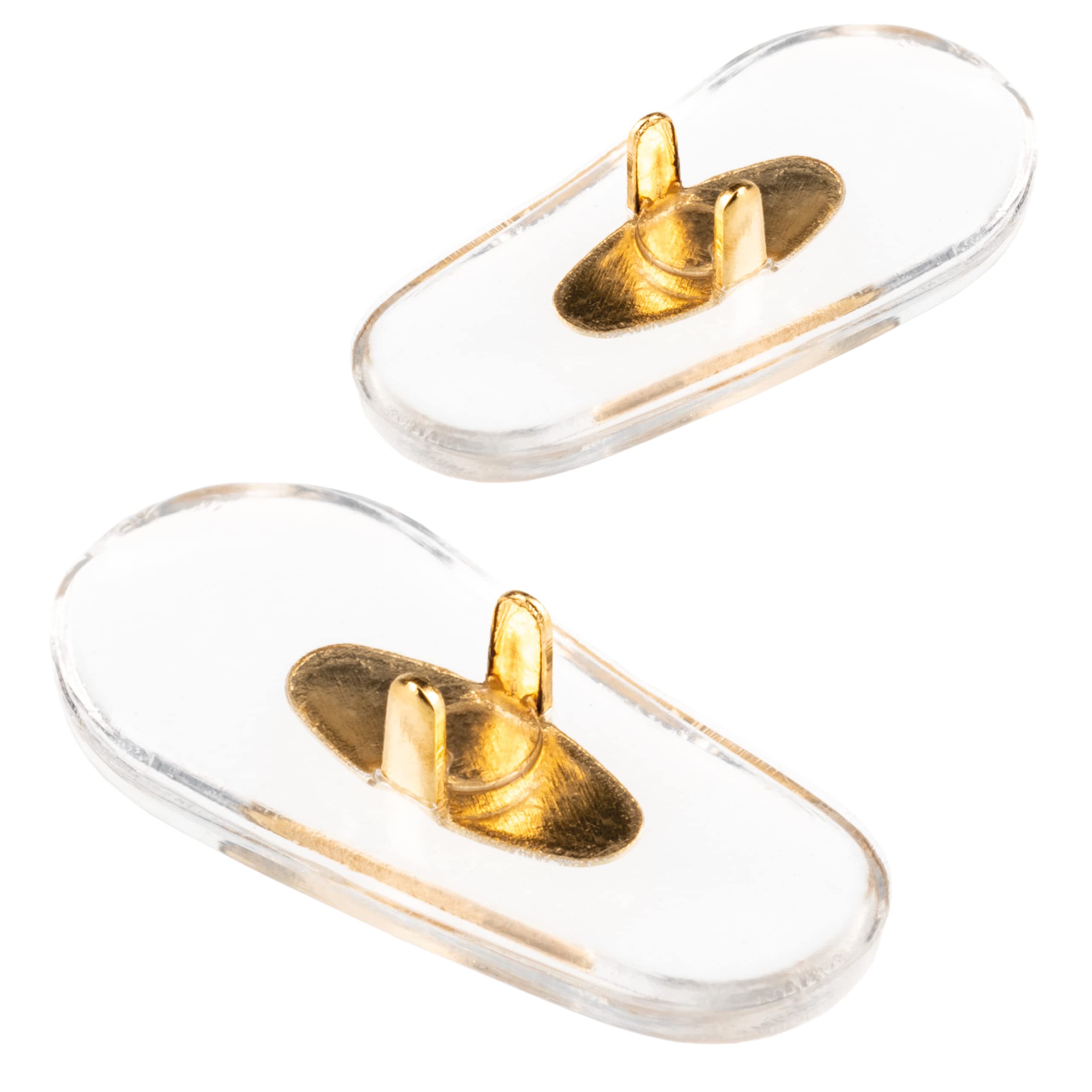 SPORTS WORLD VISION RB Glasses Nose Pads | Soft PVC Certain RB Aviator Glasses Cushion Pads | Easy Clip-On & Screw-in Replacement with Silver & Gold Finish | Available in 11, 13, 15mm Sizes