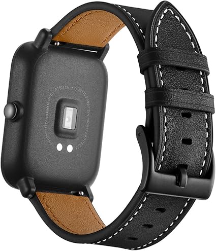 Aresh Compatible con correa Bip, banda de cuero de 20 mm para Bip/Amazfit Bip Lite