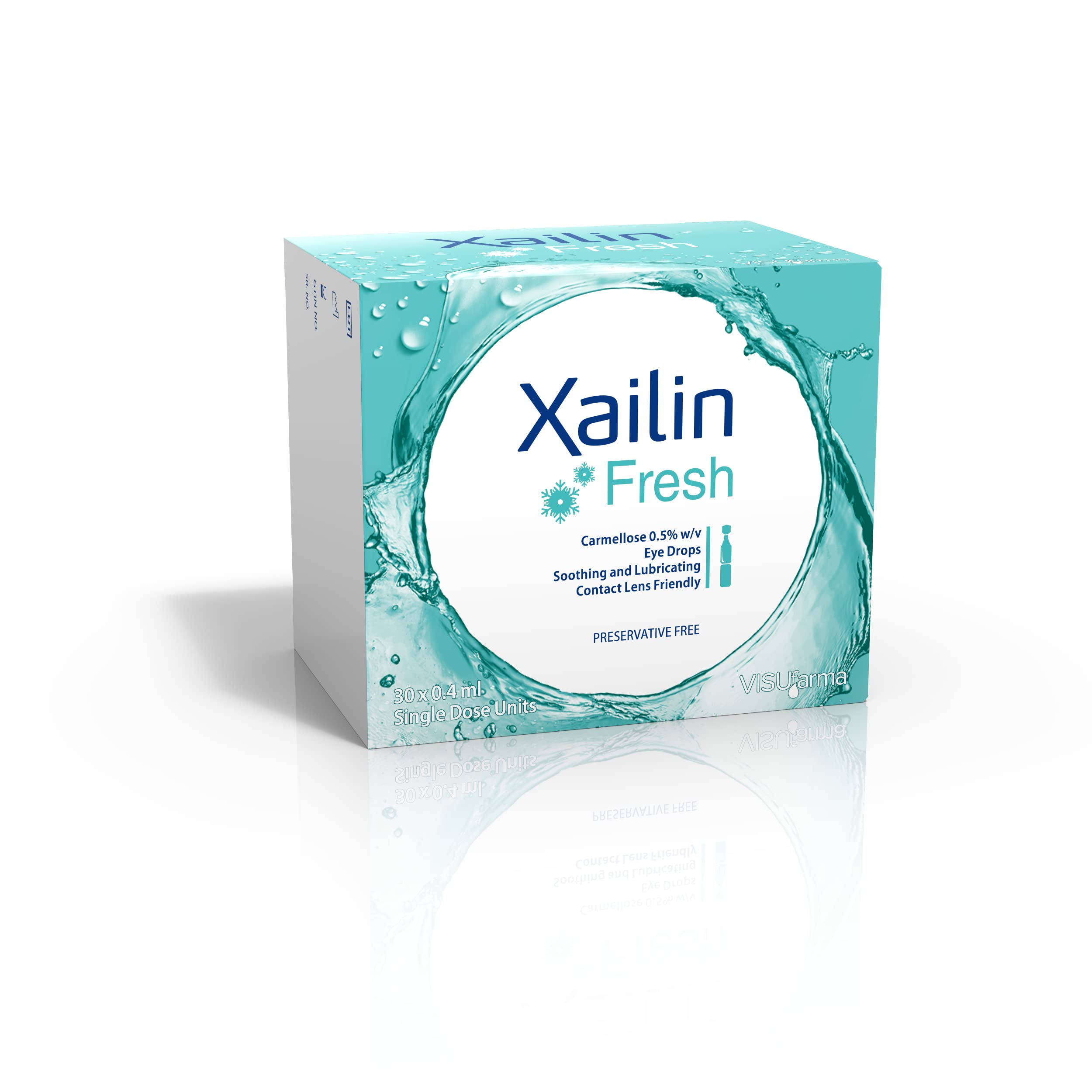 Xailin Fresh 30x0.4 Millilitres Eye Drops x 4 Pack