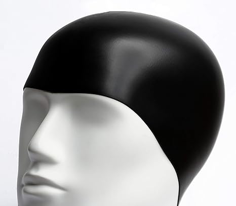 Emerpack Silikon-Badekappe/Wasserdichte Schwimmkappe Für Erwachsene, Damen und Herren, Unisex/Elastische und Haltbare Schwimm