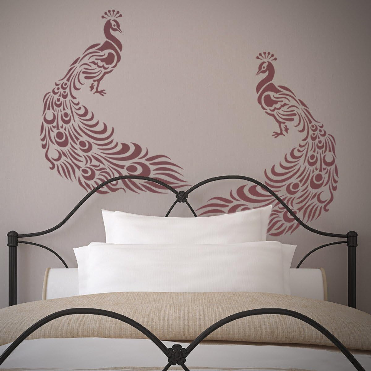 CraftStar Large Peacock Stencil - Reuseable Bird Stencil, A1 - Image 5