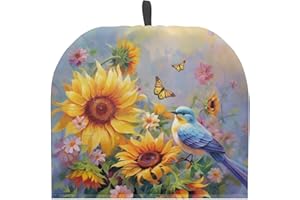 ZUXONGSY Hummingbird Tea Cozy for Teapot Sunflower Teapot Cozy Tea Cosy for Teapot Tea Pot Cozy for Keeping Warm Tea Pot Cover Home, I456CZA4926