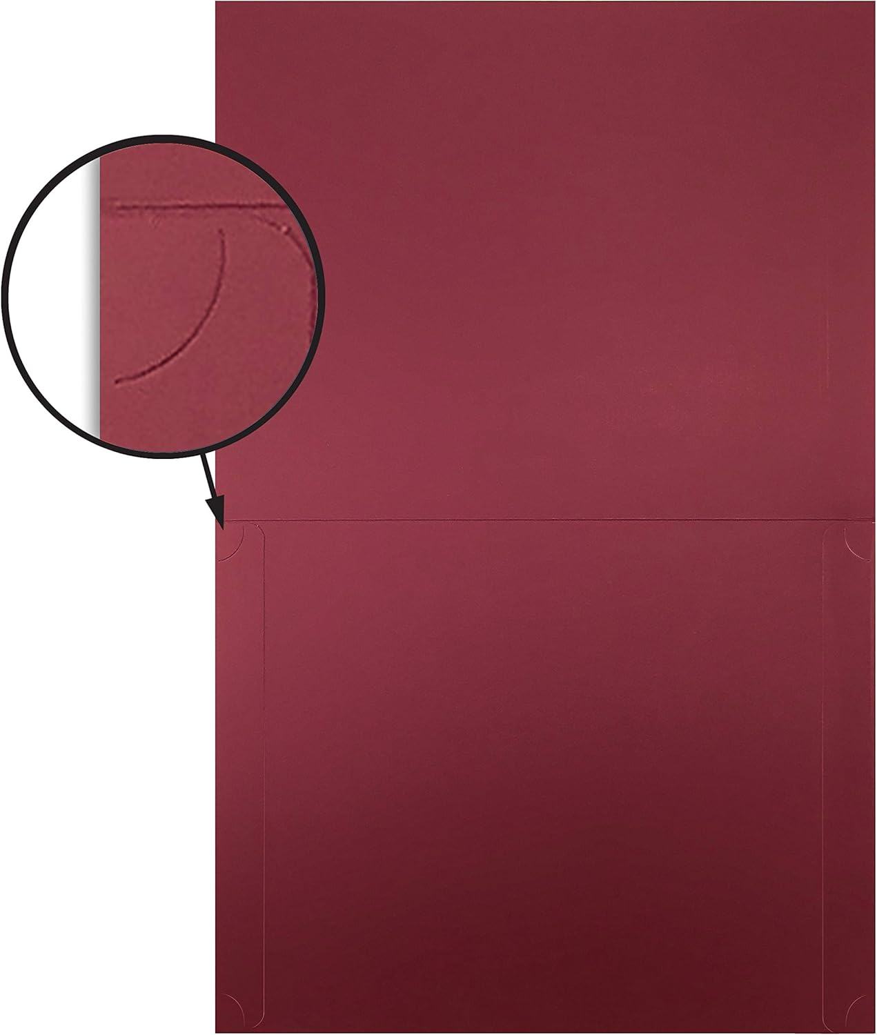 25 Pack Red Certificate Holders, Diploma Holders, Document Covers with Gold Foil Border, by Better Office Products, for Letter Size Paper, 25 Count, Crimson Red : Office Products