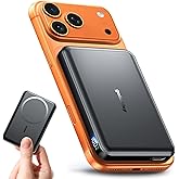 golioklsy for Magsafe Portable Charger,10000mAh Power Bank with Type-C 20W PD Fast Charging, Lightweight and Slim, LED Display for Magsafe Battery Pack for iPhone 17/16/15/14 All Series, Black